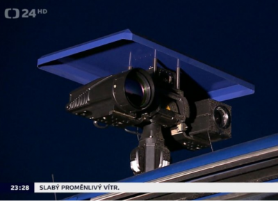 ČT24 channel: Surveillance vans in operation